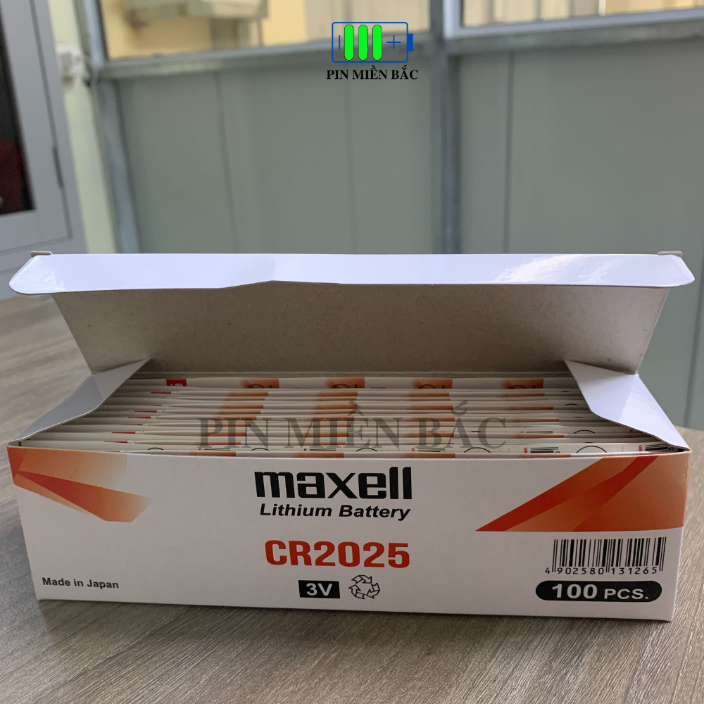 Pin Maxell CR2016/ CR2025 / CR2032 Lithium 3V Cao Cấp Made In Japan - Hàng chính hãng