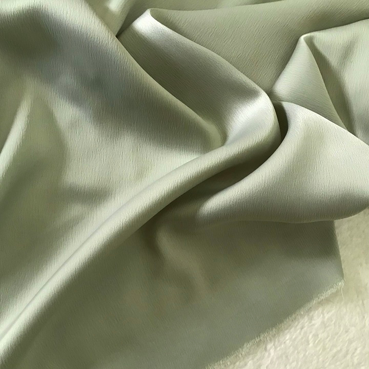 Vải Lụa Vân Gỗ Màu Trơn, Khổ 1m48 - Chất Dày, Giãn Nhẹ 2c, Mềm Rũ - May Bộ, Áo Dài, Bà Ba