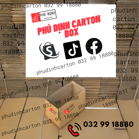 COMBO 100  Thùng carton đóng hàng  + TẶNG 1 CUỘN BĂNG KEO