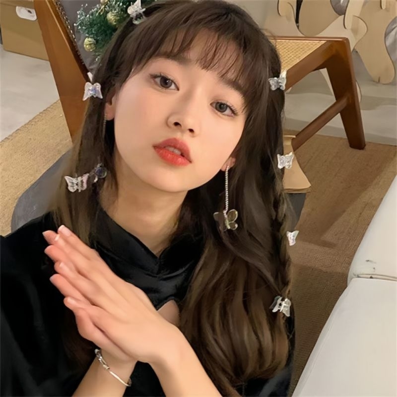 Set 2 Chiếc Kẹp Tóc Bướm Nhỏ Màu Hologram - KEP1542 - BCorner