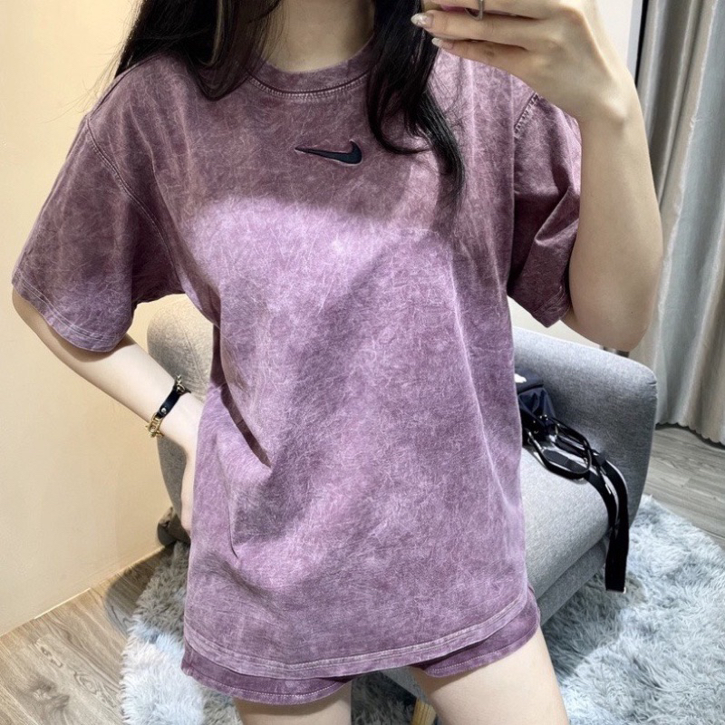 Sét bộ nữ hồng tím loang NK kèm ảnh thật