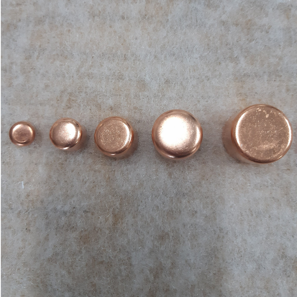 Combo 5 Cái Đầu bịt đồng Ø6; Ø10; Ø12; Ø16; Ø19; Ø22