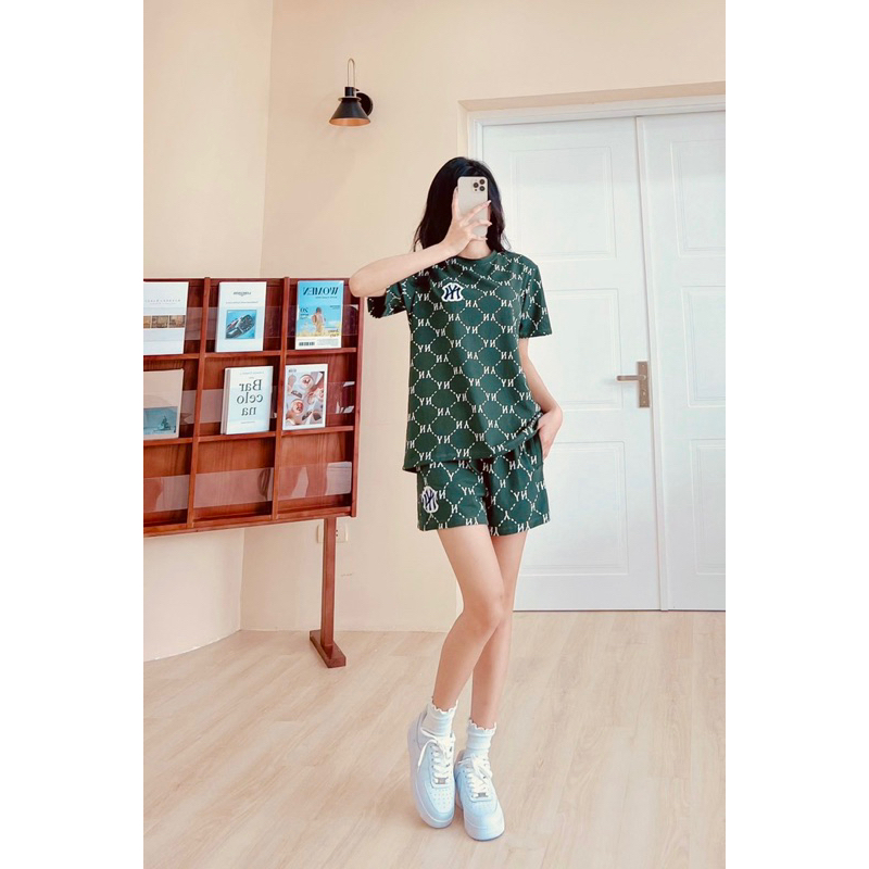 Sét bộ nữ tràn NY xanh kèm ảnh thật