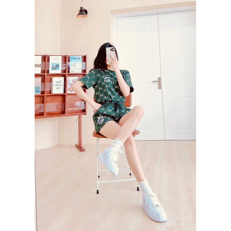 Sét bộ nữ tràn NY xanh kèm ảnh thật