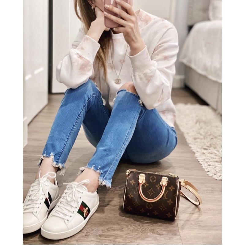 Túi xách nữ LV speedy hàng super sz17cm da thật bản chuẩn đẹp xuất sắc fullbox nam châm 2 lớp xịn sò