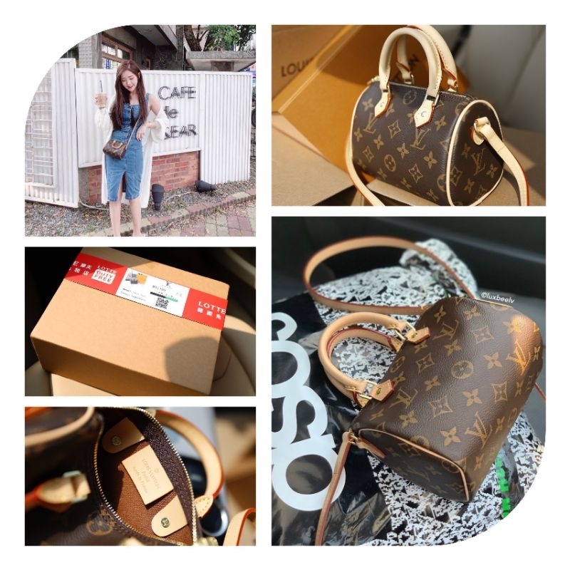 Túi xách nữ LV speedy hàng super sz17cm da thật bản chuẩn đẹp xuất sắc fullbox nam châm 2 lớp xịn sò