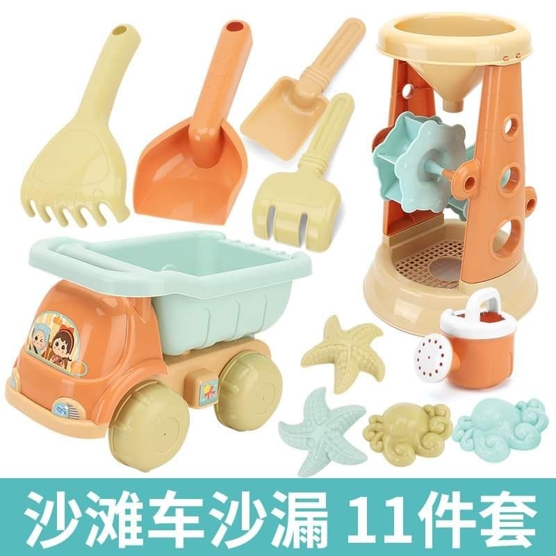 Bộ đồ chơi xúc cát, đồ chơi đi biển loại 1 cho bé