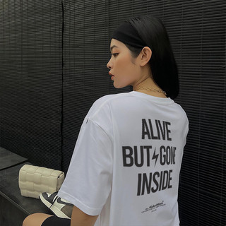 Áo thun nữ MIR -  Make It Rain alive but gone phong cách basic hiện đại cá tính chất cotton dáng tay lỡ