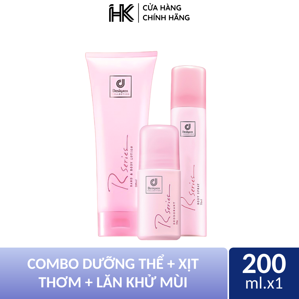 Sữa dưỡng thể, Lăn khử mùi, Xịt thơm body Rseries Thái Lan