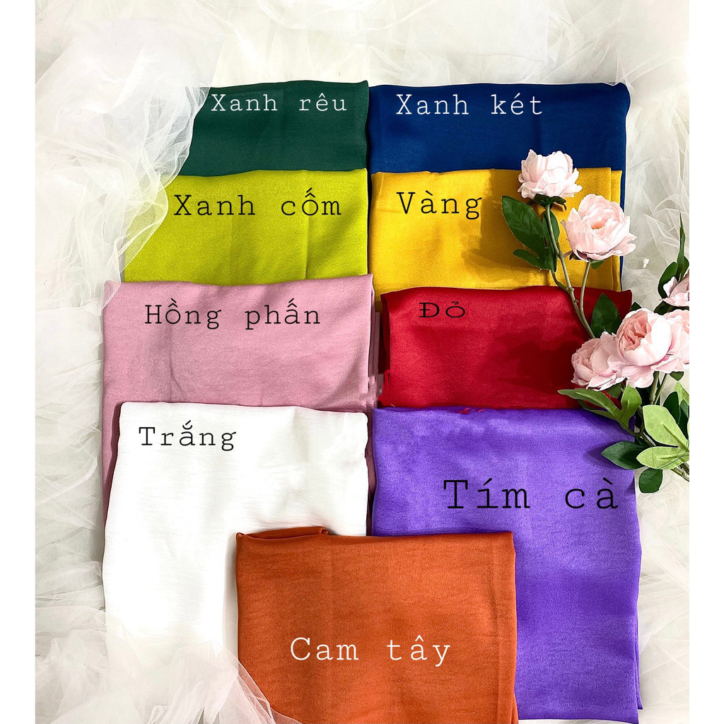 Áo dài tây thi màu vàng hoa tết tay bồng