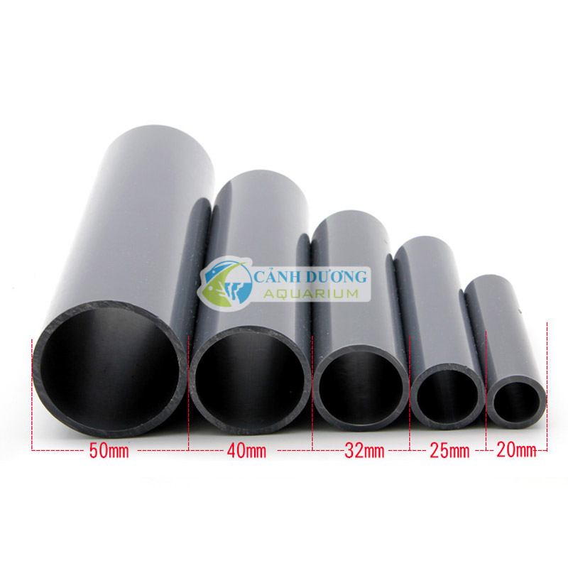 Ống SANKING màu đen UPVC Phi 20-25-32 cho hồ cá