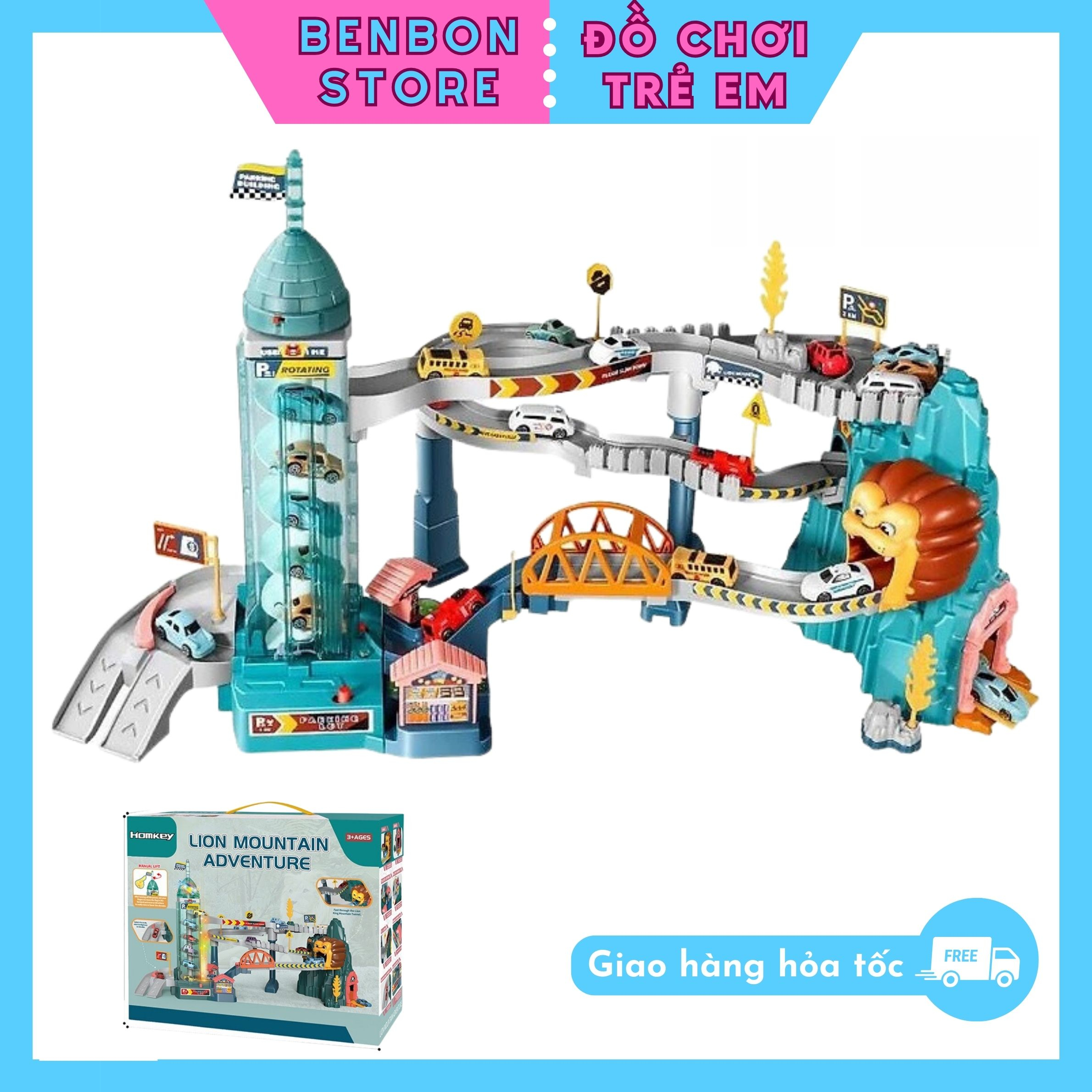 Đồ chơi thông minh bộ đồ chơi bãi đỗ xe sư tử cho bé bán sỉ SH49 Benbon store