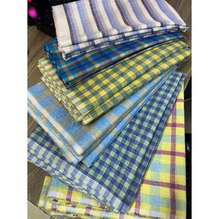 Vải Linen Caro Màu Pastel Thời Trang Linen