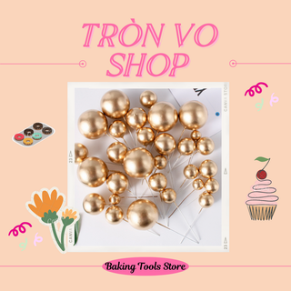 Trân châu trang trí bánh