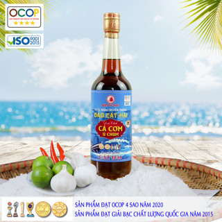 Nước Mắm Cát Hải, Chắt Cá Cơm Ủ Chum 29ºN, thương hiệu Quang Hải, chai 650ml