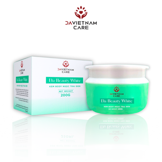 Kem body trắng da ngọc trai đen da beauty white - davietnam care 200ml