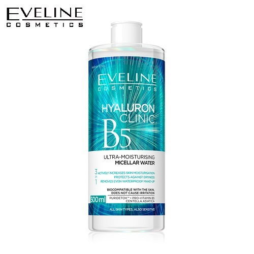 [Tặng rửa mặt tạo bọt] Nước tẩy trang Eveline B5 500ml