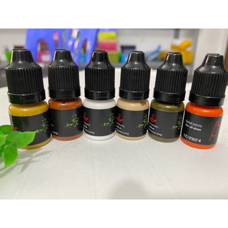 Mực hữu cơ các tông màu sử lý môi thâm , lông mày trổ xanh ,đỏ, đen hạ màu ..lọ 5 ML