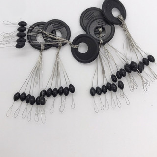 Set 10 cái hạt chặn phao câu cá, hạt chặn câu đài, phụ kiện câu đài cao cấp