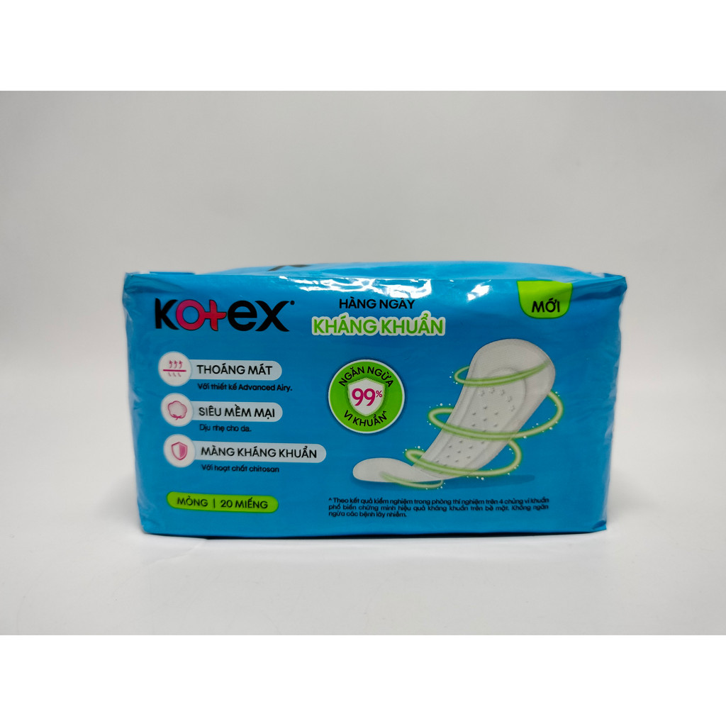 Băng Vệ Sinh Kotex hằng ngày kháng khuẩn