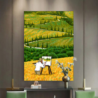 Tranh canvas treo tường trang trí vangogh, tranh decor vintage cổ điển