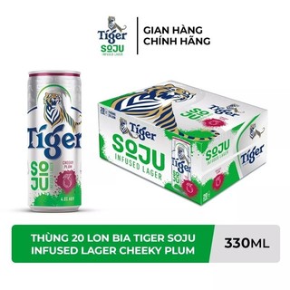 Lô 6 lon Tiger Soju Cheeky Plum 330ml