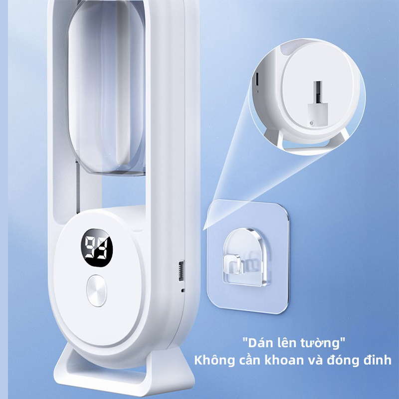 Xông tinh dầu xịt thơm phòng tự động kèm nước hoa 5 mùi- Máy khuếch tán tinh dầu phun sương mini sạc pin tích điện