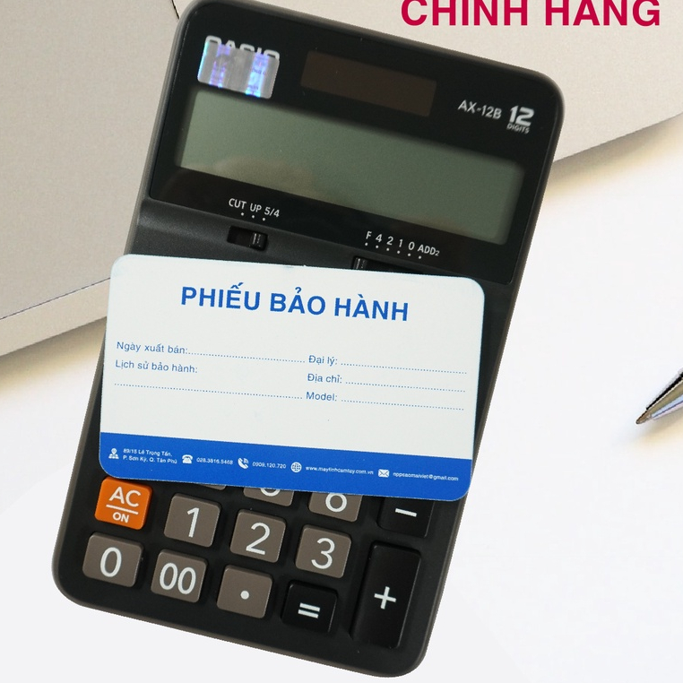 Máy tính Casio AX 12B - Hàng Chính Hãng Casio Bảo Hành 05 Năm Còn Nguyên Seal Cho Học Sinh, Sinh Viên | BigBuy360 - bigbuy360.vn