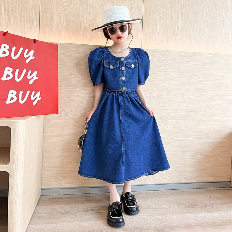 Set Váy Bò Sang Chảnh Dành Cho Bé Gái 15-45kg - LittleKids.T