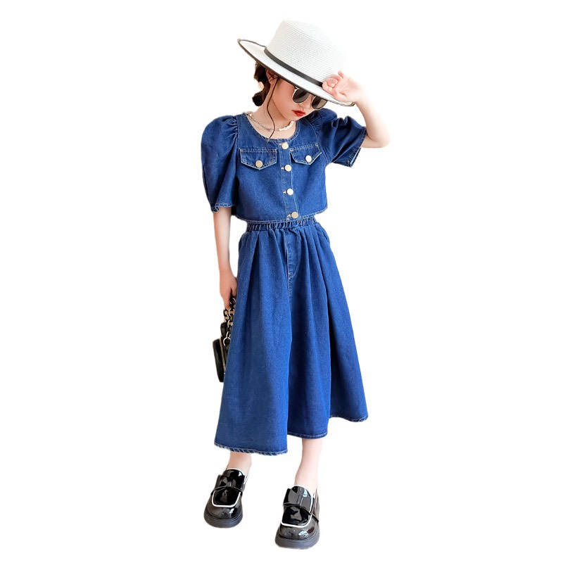 Set Váy Bò Sang Chảnh Dành Cho Bé Gái 15-45kg - LittleKids.T