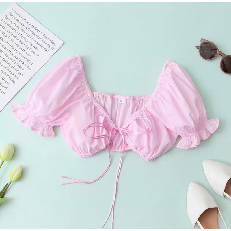 Áo croptop + quần váy hàng TQXk