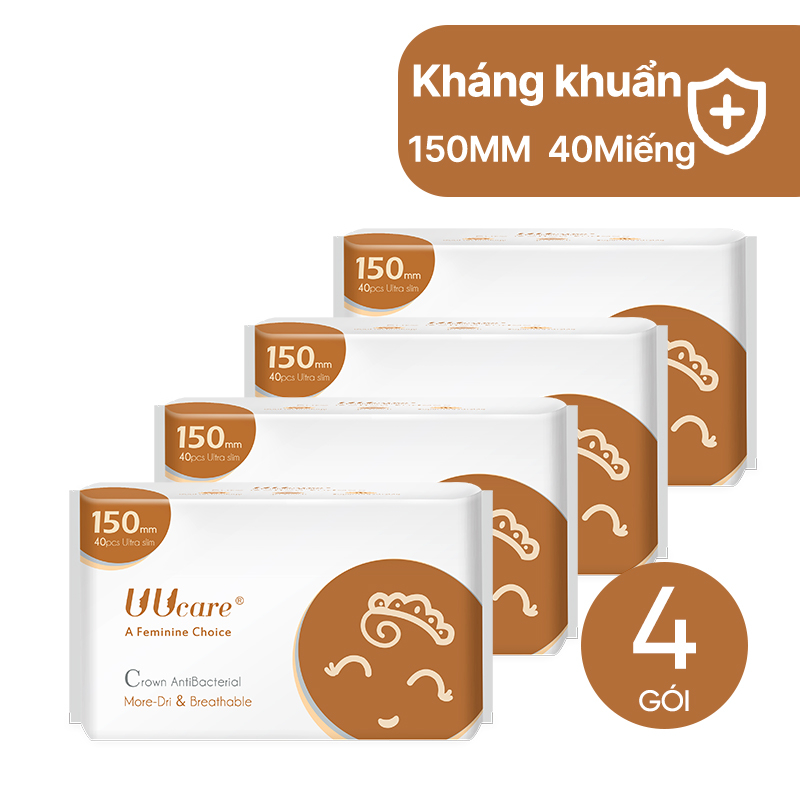 Băng Vệ Sinh UUcare Crown Hàng Ngày 15cm 40 Miếng Siêu Mỏng