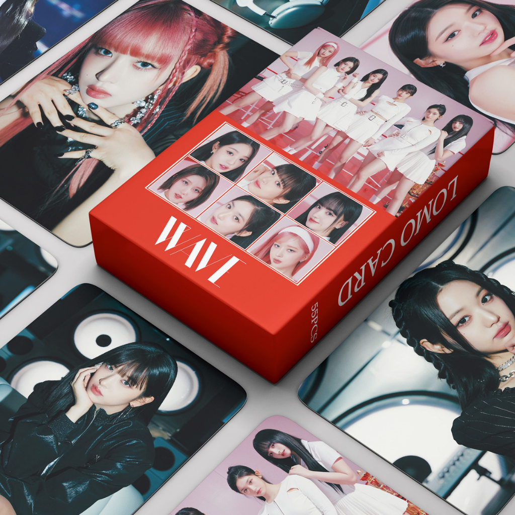54 Lomo Card IVE Album WAVE  Wonyoung cửa hàng kpop Gumihoo