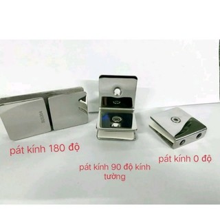 Kẹp định vị inox tường kính - kính kính góc 90 độ, 180 độ, 0 độ