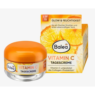 Kem dưỡng trắng, giảm nếp nhăn Balea Vitamin C ban ngày SPF15 30ML của Đức