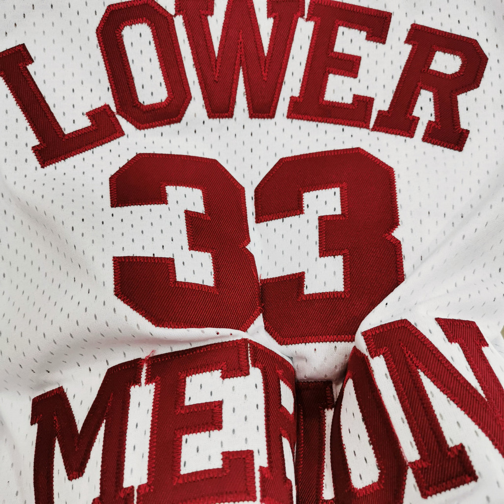 Áo bóng rổ Nba Jersey Lower Merion High School- Trắng đỏ hiphop kpop Thun ba lỗ unisex nam nữ big over size thể thao gym