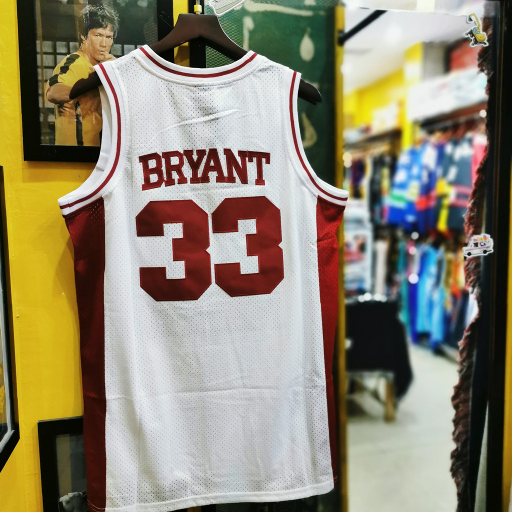 Áo bóng rổ Nba Jersey Lower Merion High School- Trắng đỏ hiphop kpop Thun ba lỗ unisex nam nữ big over size thể thao gym
