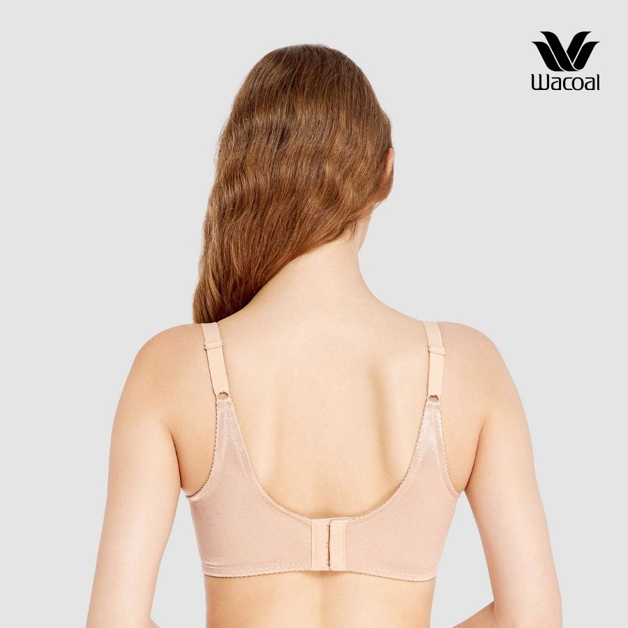 Áo lót Wacoal IHB6501 có gọng, không mút, nâng vừa, ren, dây liền - HB6501