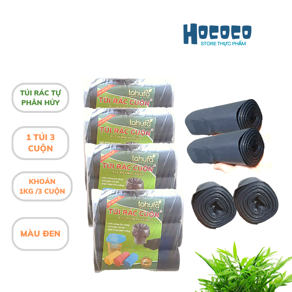 Túi rác tự phân huỷ kích thước 55 x 65cm - hcm