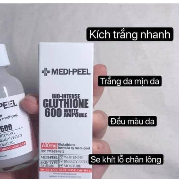 Serum Medi Peel [Trắng da 100%_Hàng Auth] Tinh Chất Dưỡng Trắng Medi Peel Glutathione 600