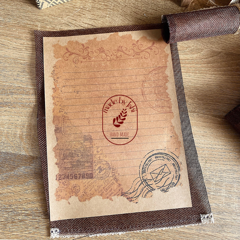 Thư cuộn vintage 08