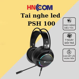 Tai nghe chuyên game PSH 100 led RGB giá rẻ, hàng full box bảo hành 12 tháng