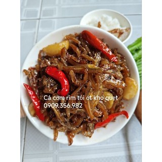Cá cơm rim tỏi ớt kho quẹt handmade hủ 500gr