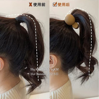 Sét 4 kẹp tròn phồng tóc siêu cute
