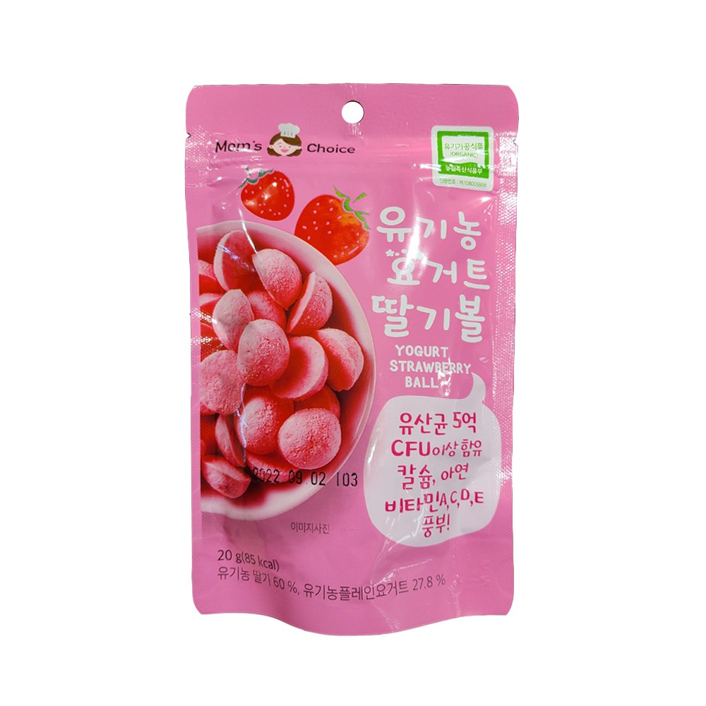 Sữa Chua Khô Organic Sấy Lạnh Cho Bé Hàn Quốc Mom's Choice 20Gr