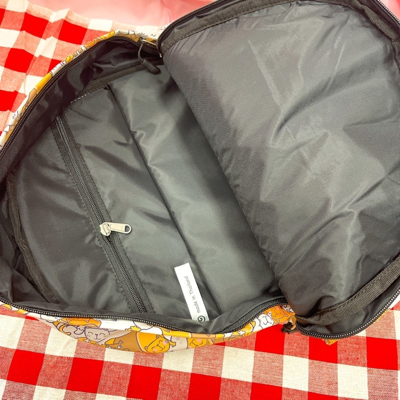 Balo hoạt hình vải Polyster cao cấp không thấm nước size nhỏ lớn đi học đi chơi