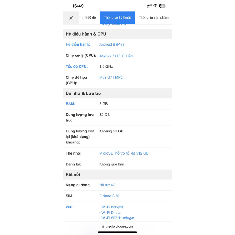 Samsung a10s
