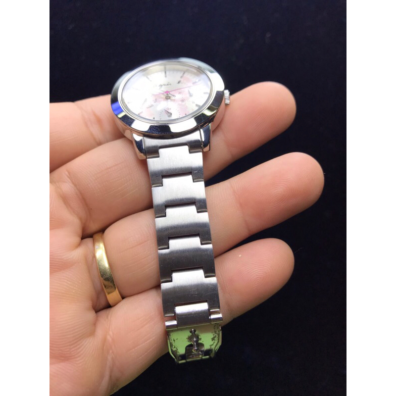💝Đồng hồ Si Nữ full 6 kim hiệu Agnis b, Nhật🎌.