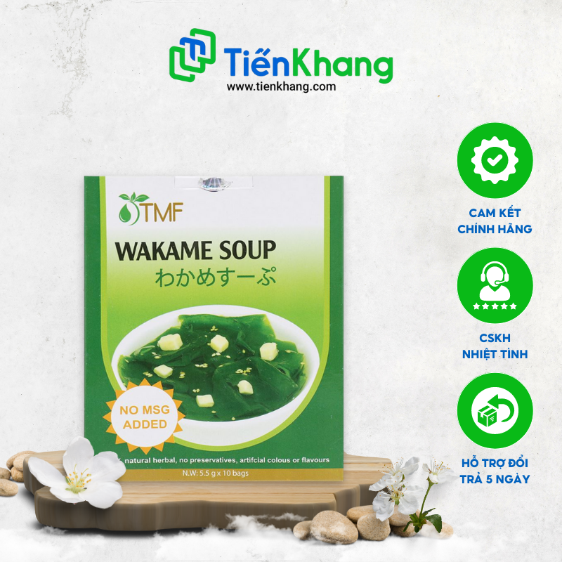 Canh Rong Biển Ăn Liền Wakame Soup, canh thực dưỡng