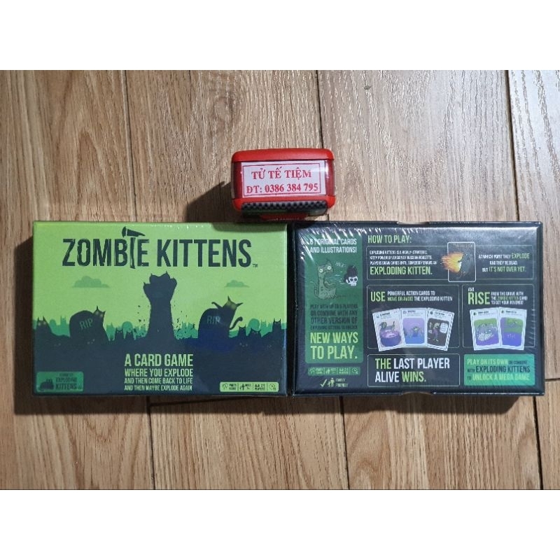 Trò chơi boardgame Mèo nổ Zombie - Zombie Kittens